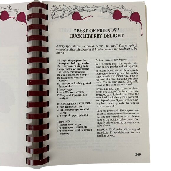 Best Of Friends Too Cookbook Vol 2 By Darlene Glantz Skees 1990 Spiral Bound - Picture 15 of 16